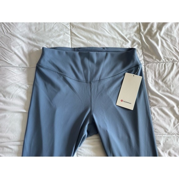 New Lululemon Wunder Under SmoothCover HR Tight 25" Size 12 Leggings Washed Blue - Picture 2 of 11